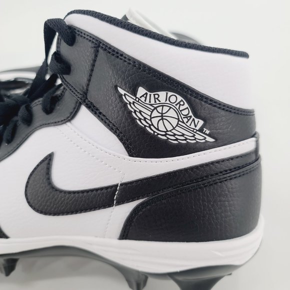 Nike Air Jordan 1 Mid TD Football Panda Cleats main image 5